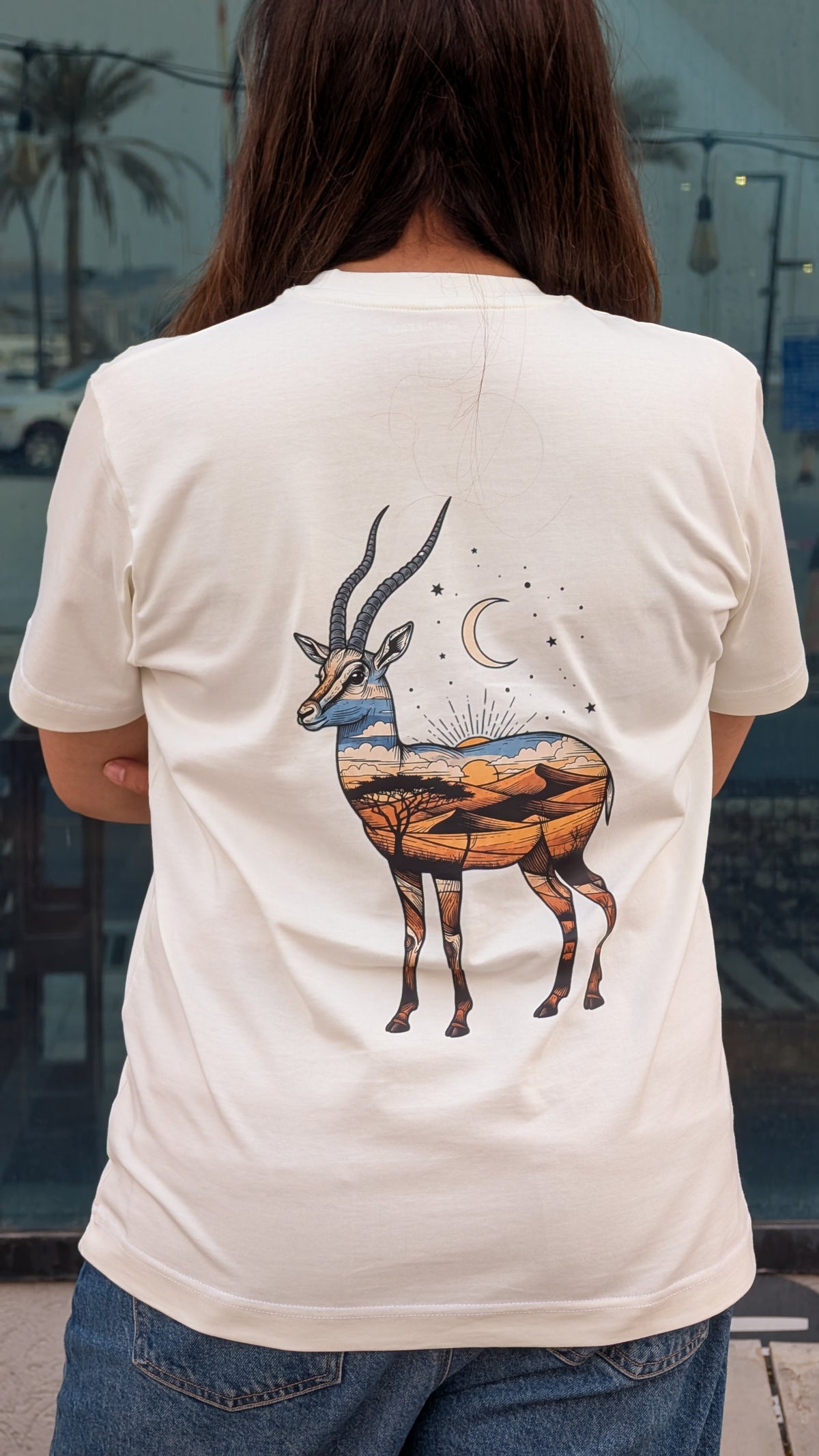 Gazelle Tee - Off White